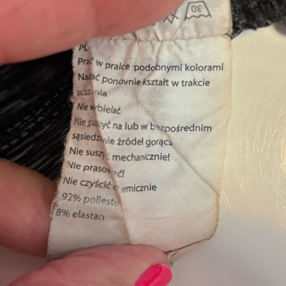 Zakti Black White Heather 1/4 Zip Up Long Sleeve Jacket Women’s Size 4 - Picture 6 of 7